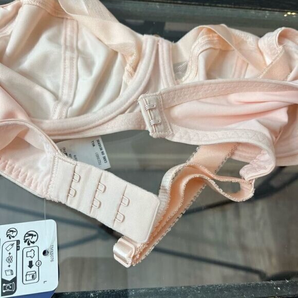 Fantasie Illusion Bra Women’s Size 34D Wide Wired Side Support Lace NWT Pink - Picture 11 of 11